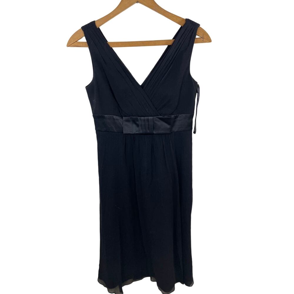 Black Sleeveless Ann Taylor Midi Dress